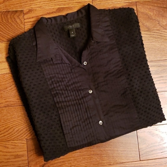 𝅺J. CREW button down semi sheer blause. - Picture 1 of 8